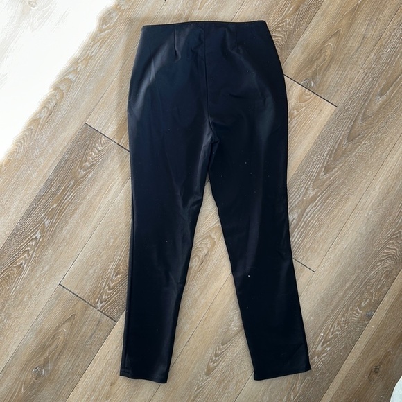 Reiss Side Zip Nancy Slim Tapered Flat Front Ankle Zip Pants - Picture 8 of 10